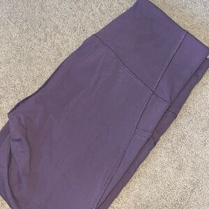 Purple athletic leggings